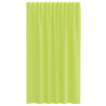 Cortinas de gasa con trabillas 2 uds. verde manzana 4