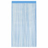 Cortinas de tiras 2 peças azul claro 100x250 cm 4