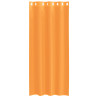 Cortinas de gasa con ojales 2 uds naranja 140x225 cm 4