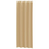 Cortinas de voile com ilhós 2 pcs areia 4