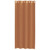 Cortinas de voile com ilhós 2 pcs terracota 4