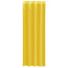 Cortinas de voile com ilhós 2 pcs amarelo 4