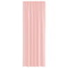Cortinas de voile com laços 2 pcs rosa 140x260 cm 4