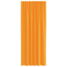 Cortinas de gasa con trabillas 2 uds naranja 140x245 cm 4