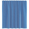 Cortinas de voile com laços 2 pcs azul real 140x140 cm 4