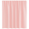Cortinas de gasa con trabillas 2 uds rosa 140x140 cm 4