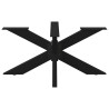 Pata de mesa de centro en forma de araña negra 98x58x(42-43) cm 3