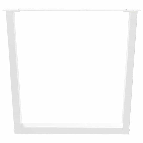 Pernas para mesa de jantar em V 3 peças. branco. 90x(72-73.3) cm. aço M 5