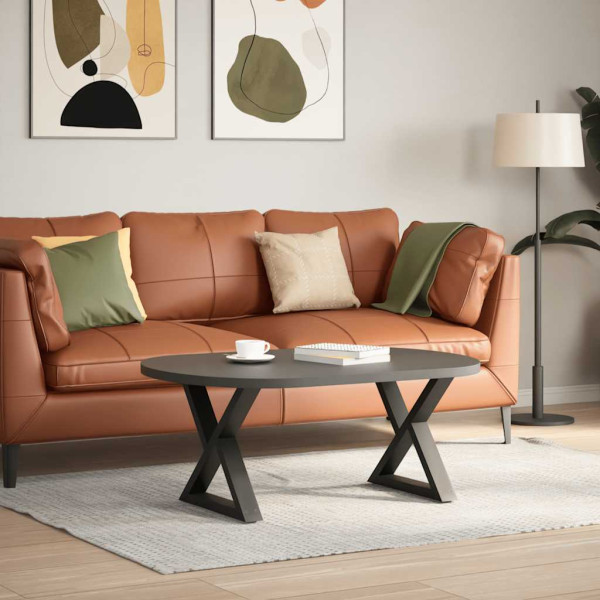 Pés para mesa de centro 2 peças antracite 60x(42-43.3) cm aço M 3