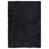 Tapete shaggy de pelo alto NAVARRA 160x230 cm poliéster preto 2