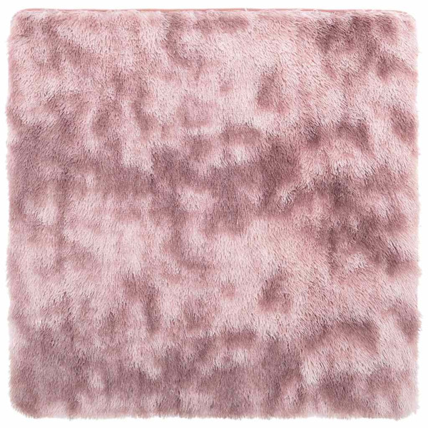 Alfombra de pelo largo NAVARRA rosa polvoriento 120x120 cm M 2