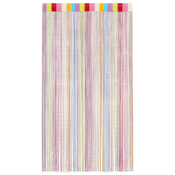 Cortinas de tiras 2 uds multicolor 140x250 cm M 4