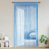 Cortinas de tiras 2 luz azul uds 140x250 cm 1