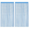 Cortinas de tiras 2 luz azul uds 140x250 cm 2