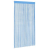 Cortinas de tiras 2 uds azul claro 140x250 cm 3