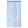 Cortinas de tiras 2 uds azul claro 140x250 cm 4