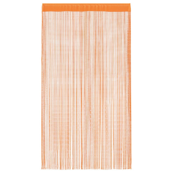 Cortinas de cuerdas 2 uds naranja 140x250 cm M 4