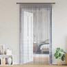 Cortinas de tiras 2 uds gris claro 140x250 cm 1