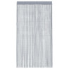 Cortinas de tiras 2 uds gris claro 140x250 cm 4