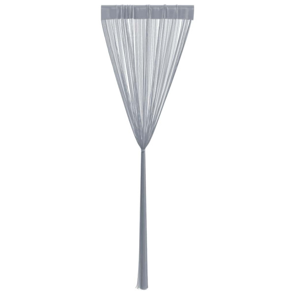 Cortinas de tiras 2 luz cinza uds 140x250 cm M 5