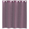 Cortinas de voile com ilhós 2 pcs roxo 140x140 cm 4