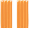 Cortinas de gasa con ojales 2 uds naranja 140x245 cm 2