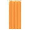 Cortinas de voile com ilhós 2 pcs laranja 140x245 cm 4