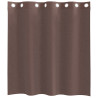 Cortinas de voile com ilhós 2 pcs castanho 140x140 cm 4