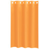 Cortinas de gasa con ojales 2 uds naranja 140x175 cm 4