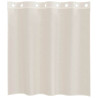 Cortinas de gasa con ojales 2 uds crema 140x140 cm 4