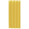 Cortinas de voile com ilhós 2 pcs amarelo 4