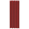 Cortinas de voile com ilhós 2 pcs vermelho tinto 4