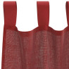 Cortinas de voile com bolsos para varão 2 pcs vermelho tinto 5