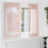 Cortinas de voile com laços 2 pcs rosa 140x175 cm 1