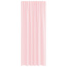 Cortinas de gasa con trabillas 2 uds rosa claro 140x245 cm 4