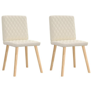 Sillas de comedor 2 unidades lino H