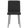 Cadeiras de jantar 6 pcs couro artificial preto 4