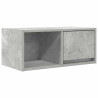Mueble de TV madera de ingeniería gris hormigón 60x31x25.5 cm 2