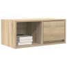 Mueble para TV madera contrachapada roble ahumado 60x31x25.5 cm 4