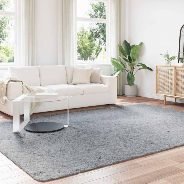 Tapete shaggy de pelo alto NAVARRA 240x340cm cinzento prateado M 3
