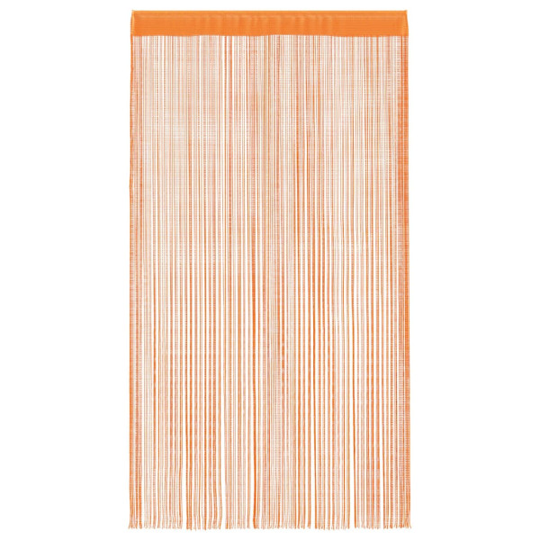 Cortinas de cuerdas 2 uds naranja 100x250 cm M 4
