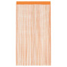 Cortinas de cuerdas 2 uds naranja 100x250 cm 4