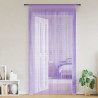 Cortinas de tiras 2 uds morado 140x250 cm 1