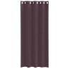 Cortinas de voile com ilhós 2 pcs roxo 140x245 cm 4
