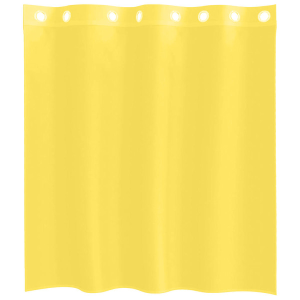 Cortinas de voile com ilhós 2 pcs amarelo M 4