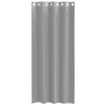 Cortinas de gasa con ojales 2 uds gris claro 140x245 cm 4