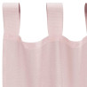 Cortinas de voile com bolsos para varão 2 pcs rosa-claro 5