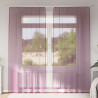 Cortinas de voile com laços 2 pcs roxo 140x245 cm 1