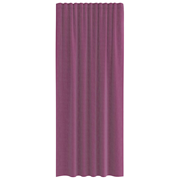Cortinas de voile com laços 2 pcs roxo 140x245 cm M 4