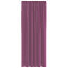 Cortinas de gasa con trabillas 2 uds morado 140x245 cm 4